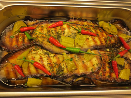 Gegrillte Auberginen in Knoblauchöl (grie.) 100gr