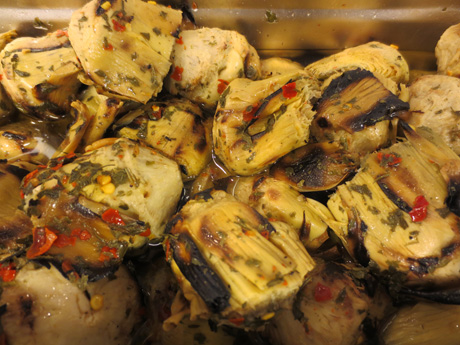 Gegrillte Artischoken in Kräuteröl (ital.) 100gr